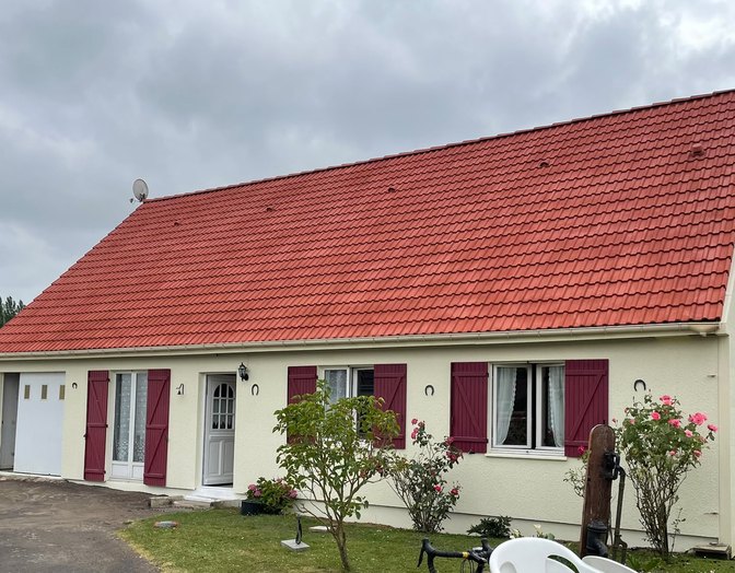 Après : rénovation de toiture