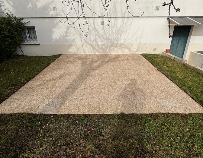 Après : nettoyage de terrasse
